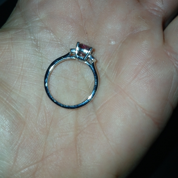 NWT Malawi Garnet And Diamond Ring - Picture 3 of 6